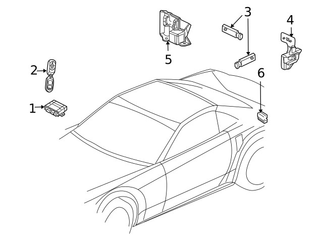 Genuine GM Antenna Mount Bracket 10346351