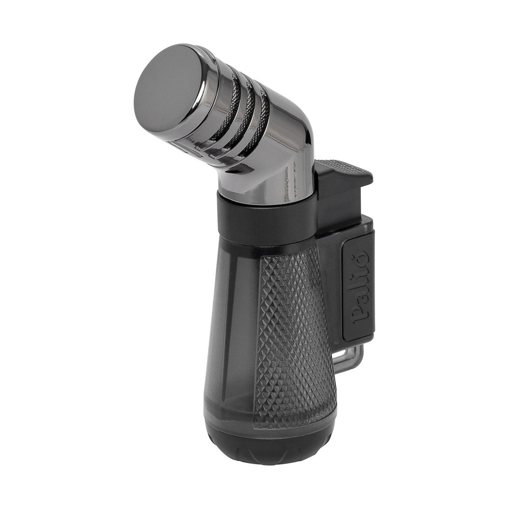 Palio Squadra Angled Triple-jet Flame Lighter, Black