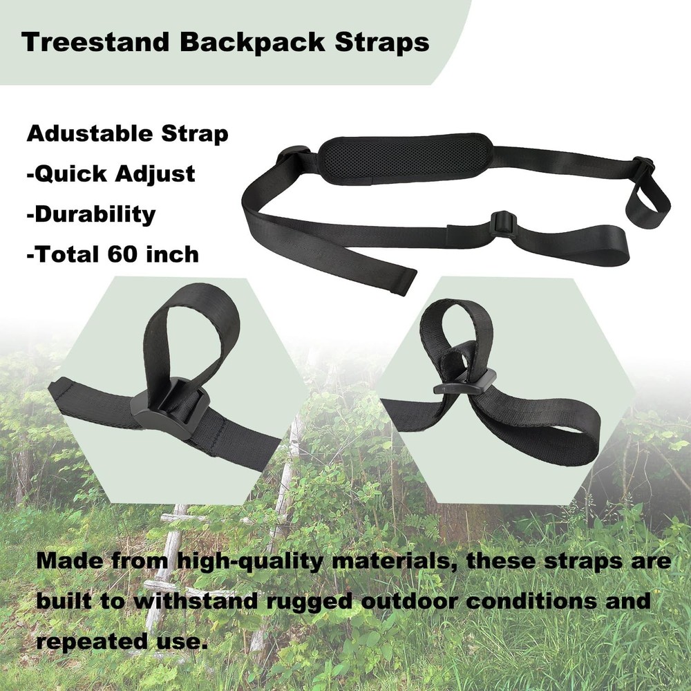 Tree Stand Backpack Straps and Utility Straps Deer Hunting Accessories Tree Stan