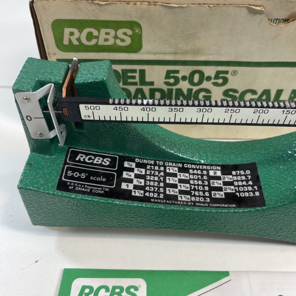 RCBS 5-0-5 Scale Reloading Powder Model 505