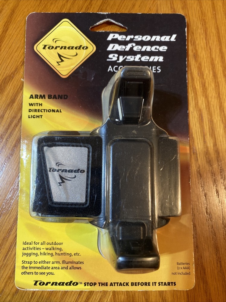 Tornado Personal Defence System Arm Band With Directional Light NEW