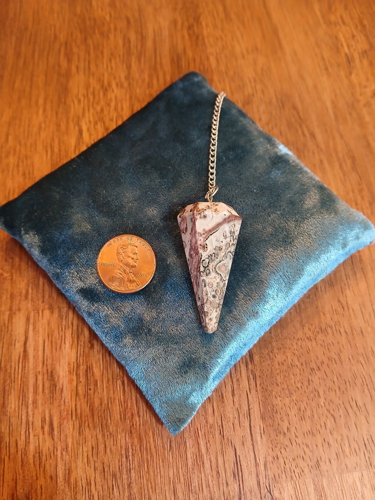 Crazy Lace Agate Bohemian Pendulum