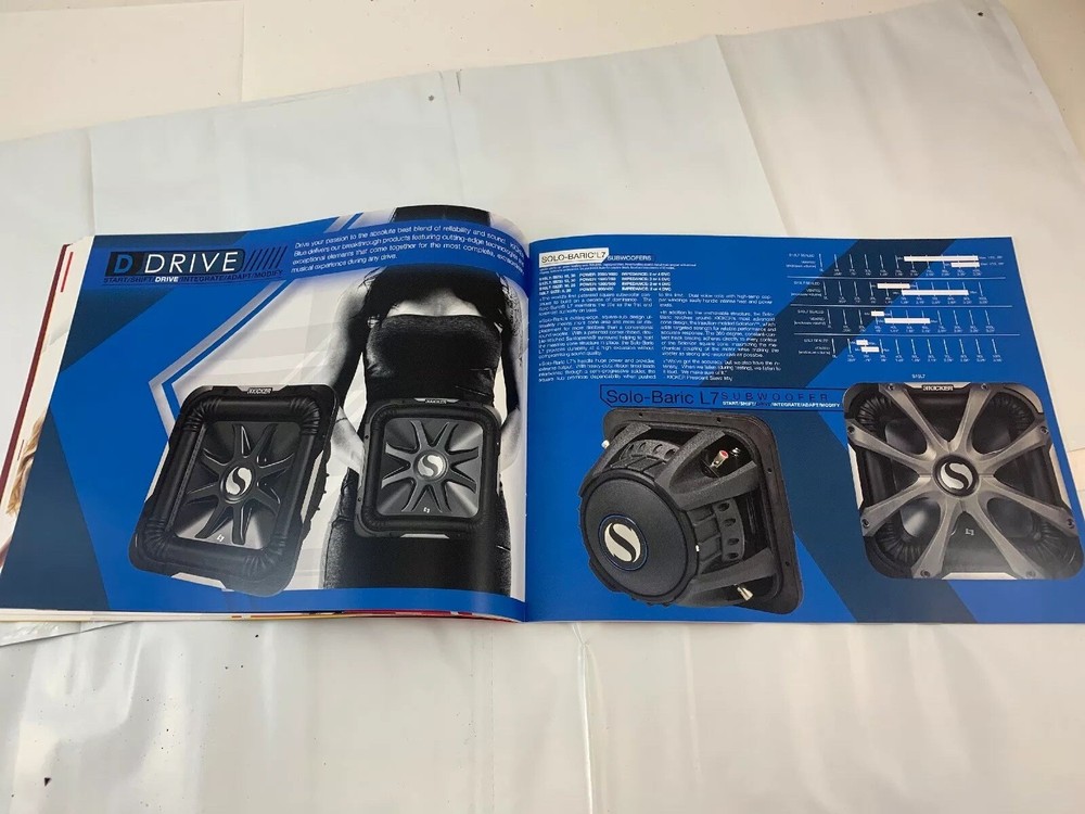 KICKER Performance Car Audio Catalog Brochure Comp CompR CompRT Solo-Baric KM PS