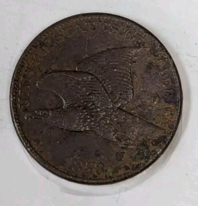 1858 Flying Eagle Cent #T29