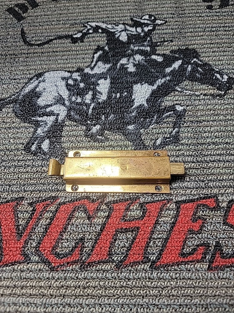 Vintage Brass Slide Lock / Latch /0325