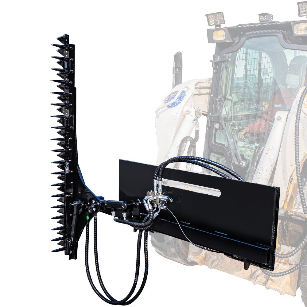 For Bobcat Hydraulic Hedge Trimmer Grass Cutter Attachment Skid Steer Loader