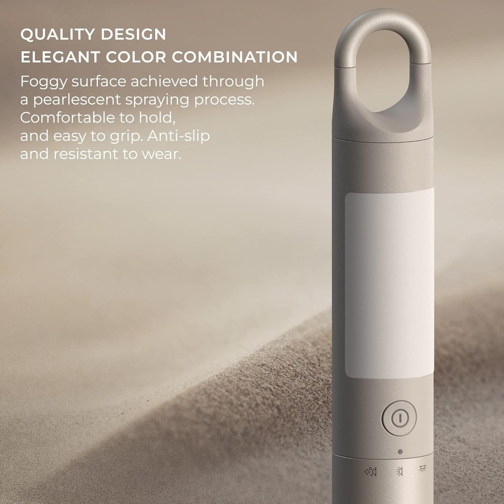Flashlight Duo, USB-C Rechargeable, Dual Light Source, Colorful Ambient Light, I