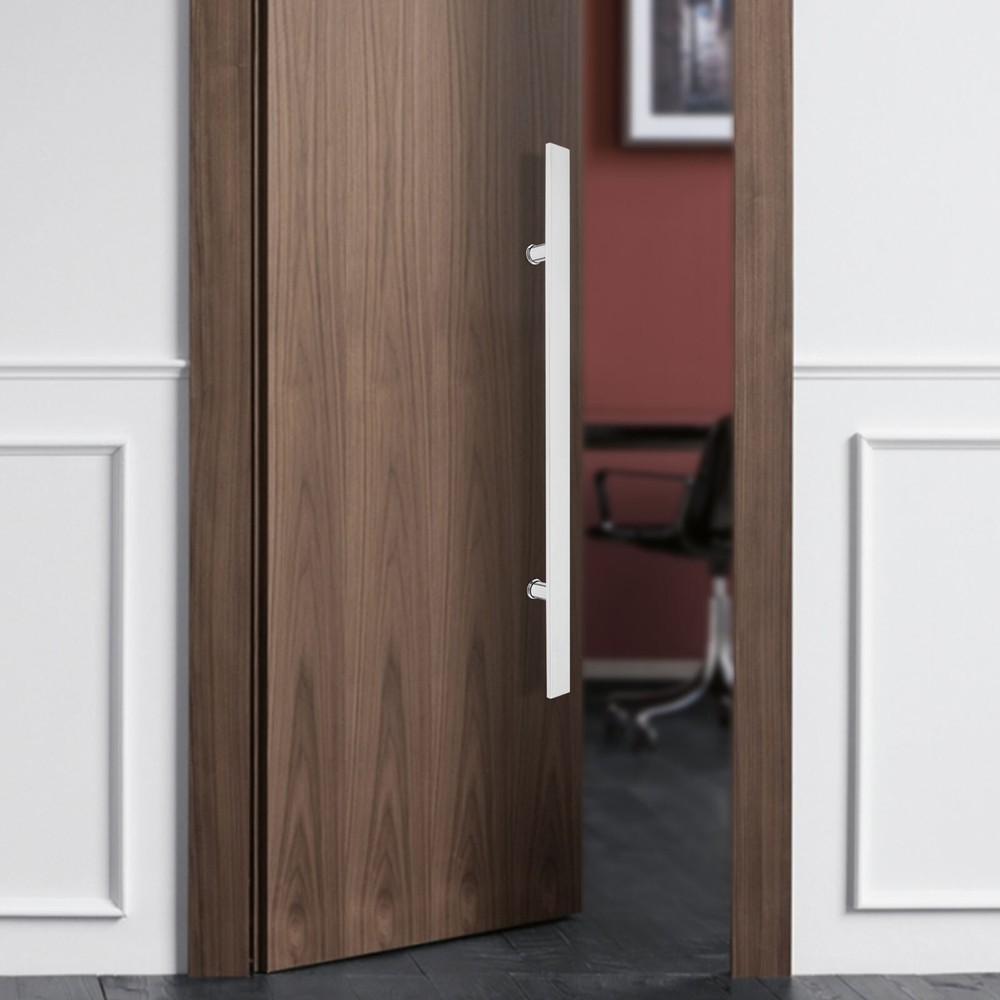 Stainless Steel Push Pull Door Handle, Modern Ergonomic Design for Easy Use