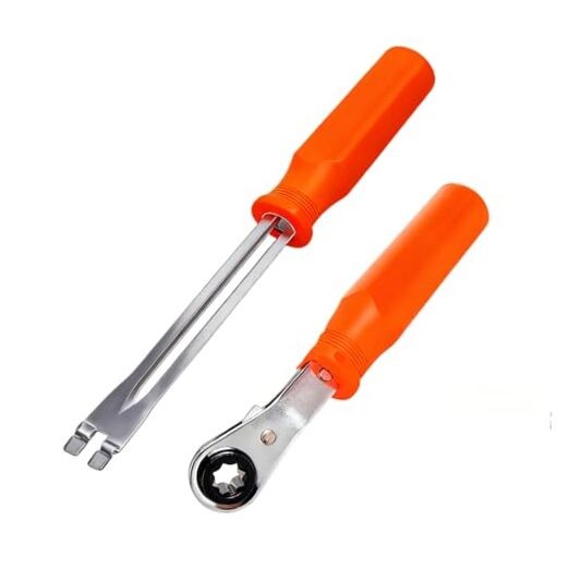 Automatic Slack Adjuster Tools, 5/16" Brake Adjustment Tool Set with Fork-End