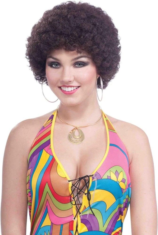 Brown Afro Wig