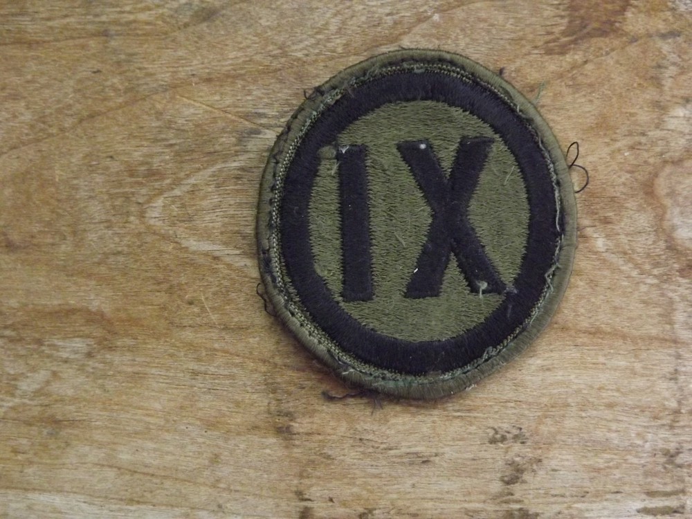 9th Corps Patch, Subdued - INV# C1684