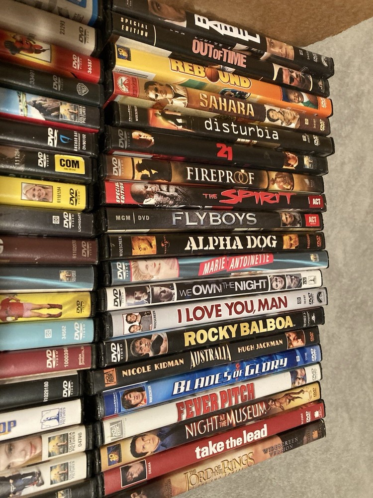 40 Blockbuster Video DVD Cases-Read Description