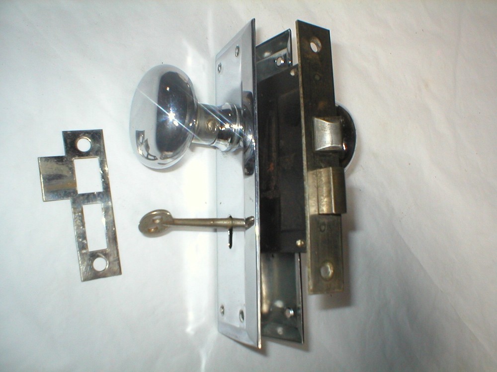 Antique Chrome Door Hardware