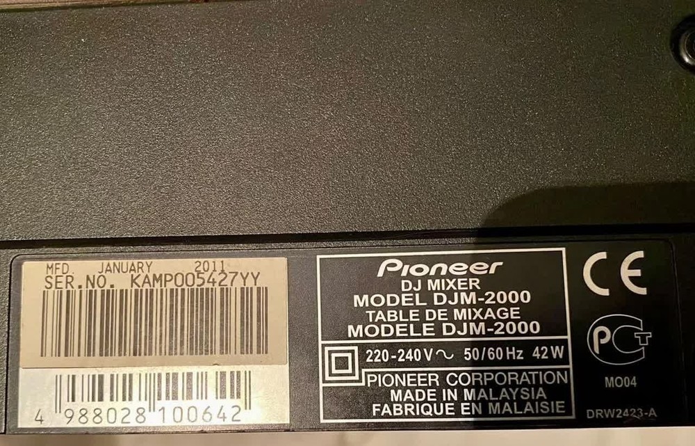 Pioneer CDJ2000x2 Djm2000 set