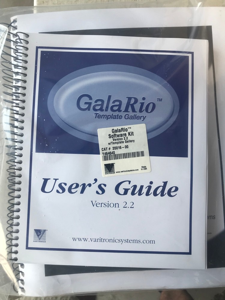 Varitronic Proimage Poster Printer 3000 software kit