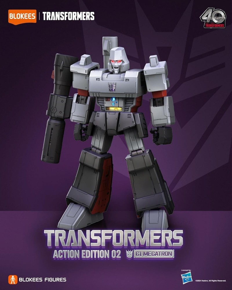 Blokees Transformers Action Edition G1 Megatron POSEABLE Model Kit READY TO SHIP