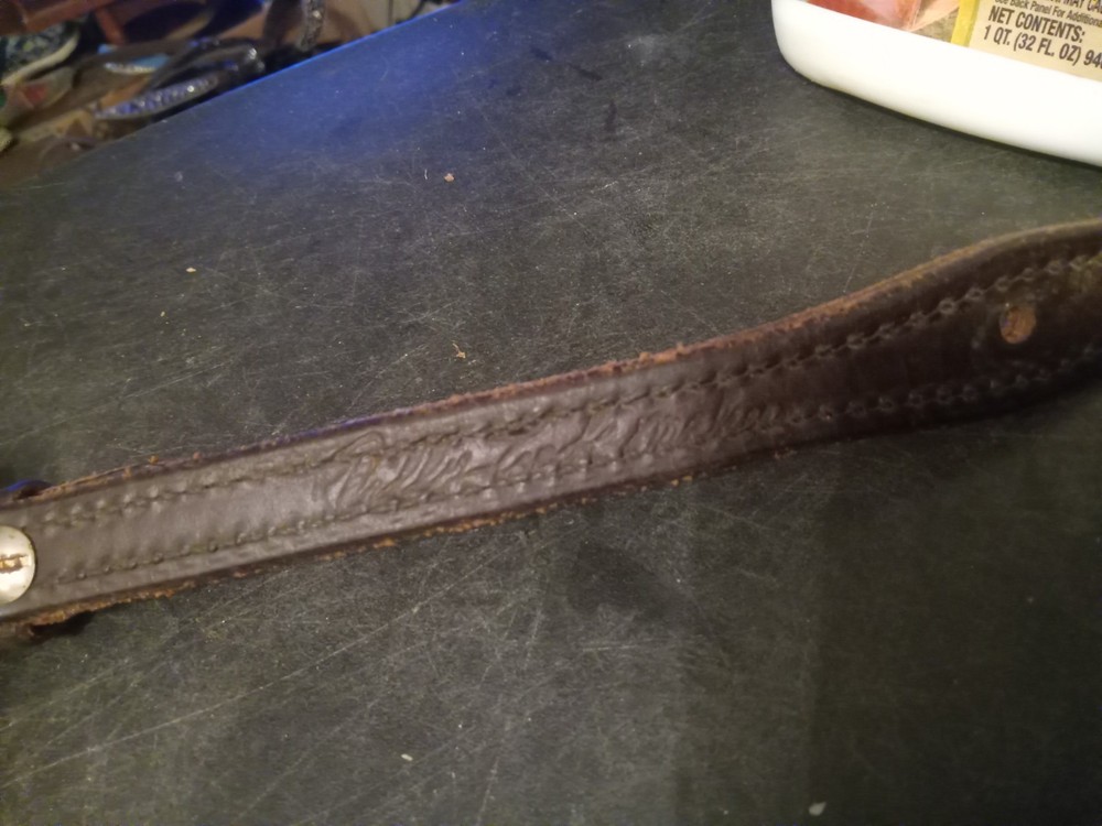 used leather headstall sliding ear Billy Cook