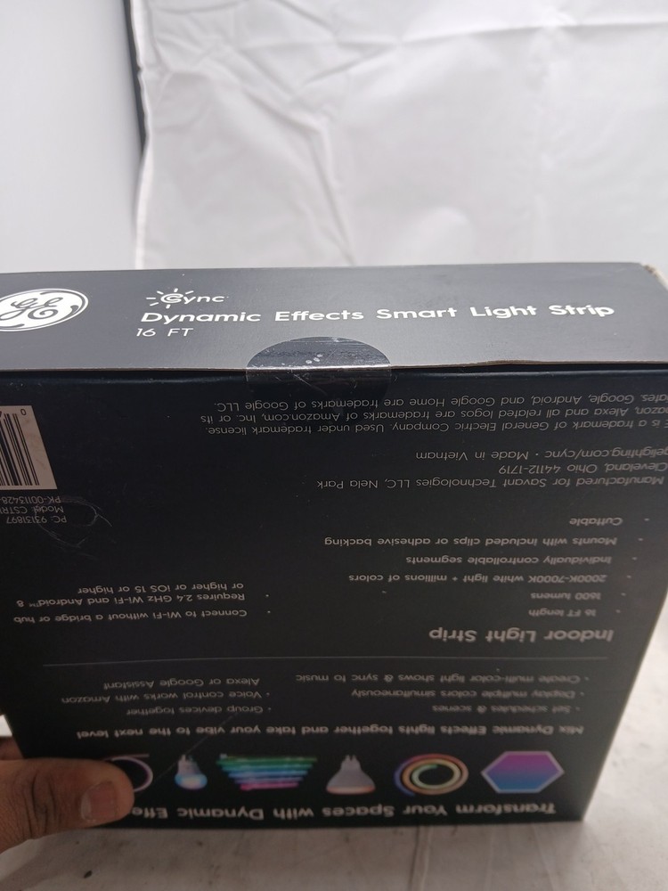 GE Cync Dynamic Effects Smart Light Strip 16 Ft New