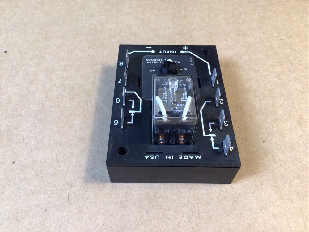 SSAC 10A 120VAC 0.6-60 SEC Time Delay Solid State Timer ERDM126