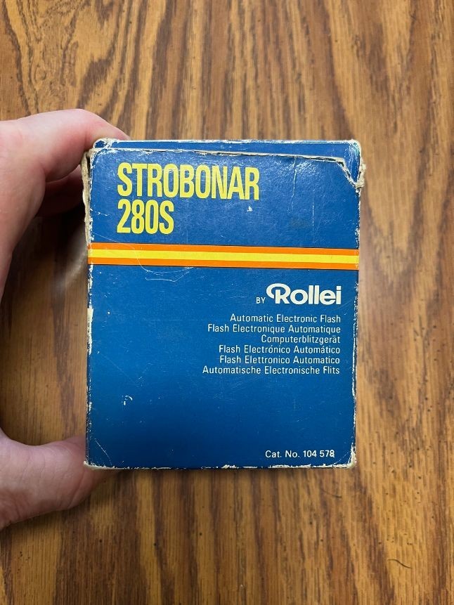 Auto Strobonar 280S By Rollei - Automatic Electronic Flash - With Box - Tested