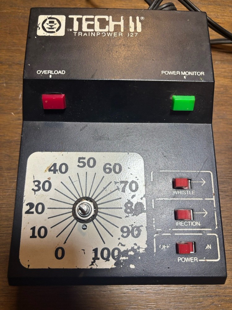 TECH II Trainpower 027 AC Train Direction & Whistle Controller Untested