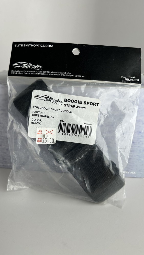 Smith Optics Boogie Sport Strap 35mm - Black