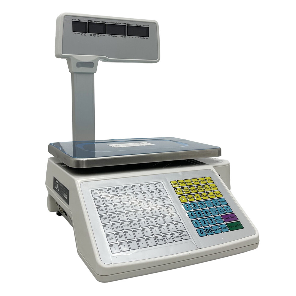 Digital Price Computing Scale with Thermal Label Printer 30lbs Capacity Four-win