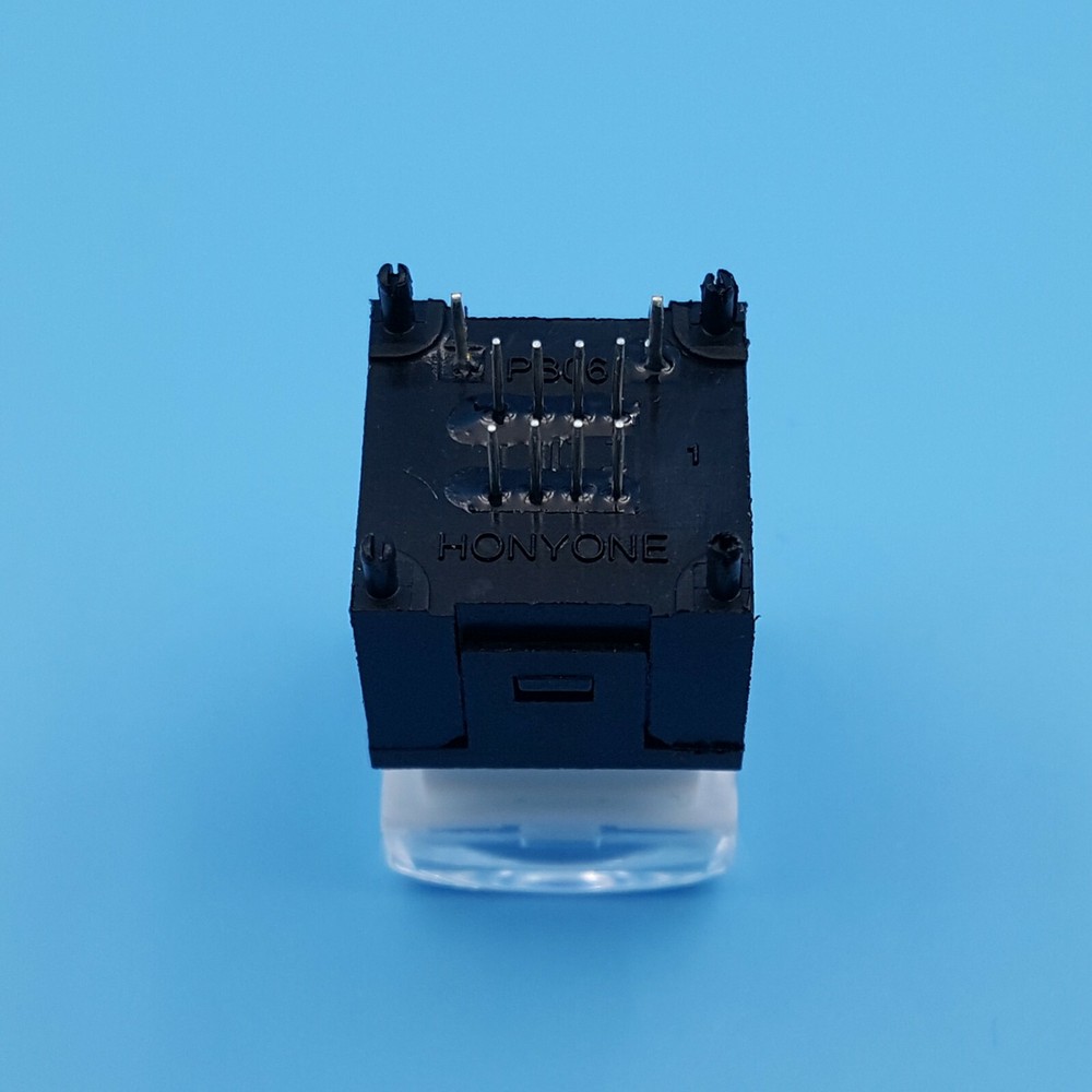 PB06-B Square 15*15mm RGB LED SPST Momentary Video Processor Push Button Switch