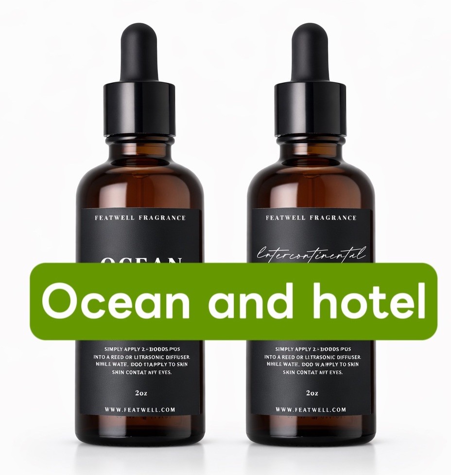 (2 bottles) Ocean & InterContinental Hotel Scent Essential Oil for Diffusers