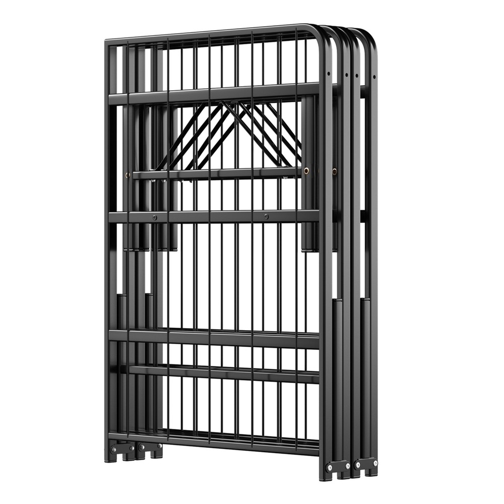 Full Size 14" Metal Platform Bed Foldable Mattress Foundation Tool-Free Assembly
