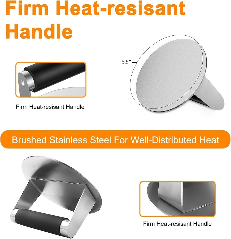 Griddle Accessories for Blackstone with Smashed Burger Press,19Pcs Griddle...