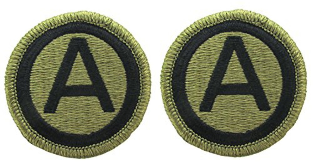 U.S. Army Central OCP Patch - U.S. Army Patch (3rd Army) - 2 PACK