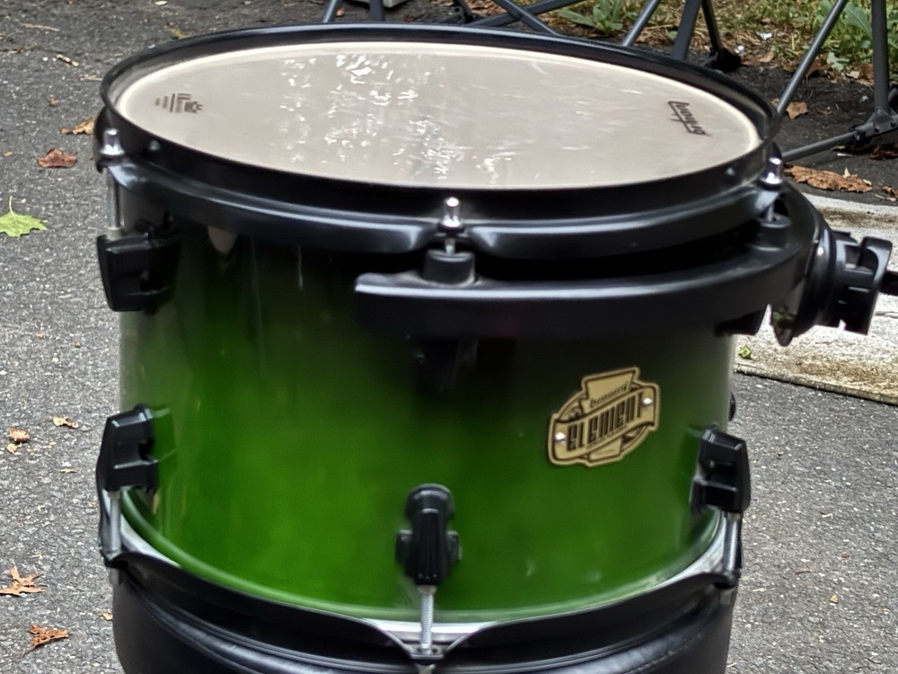 Ludwig Element Evolution 100th 12 x 9" Rack Tom Drum Green Fade