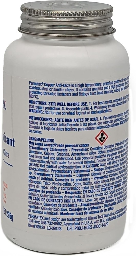 09128 Copper Anti-Seize Lubricant, 8 oz.