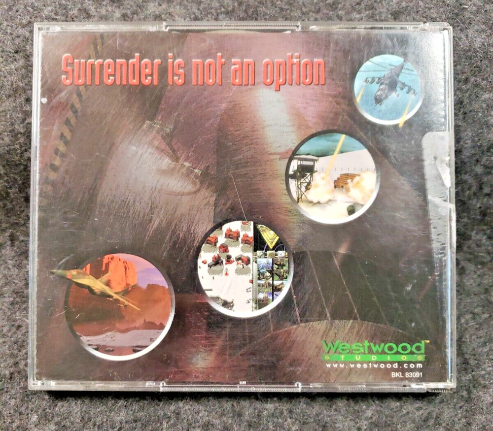 Command and Conquer Red Alert Soviet and Allied Discs Westwood Studios PC .(SB4)