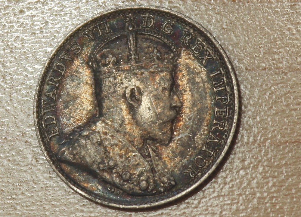 1902 Canada 5 Cents Silver