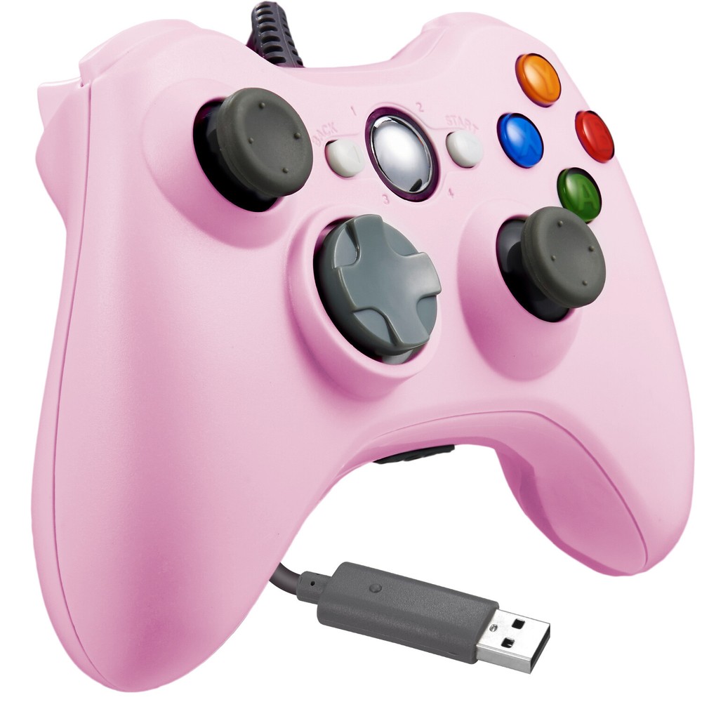 Xbox 360 Controller For PC Windows USB Wired Shaped Game Controller Gamepad