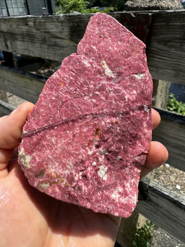 Thulite Rough from Norway