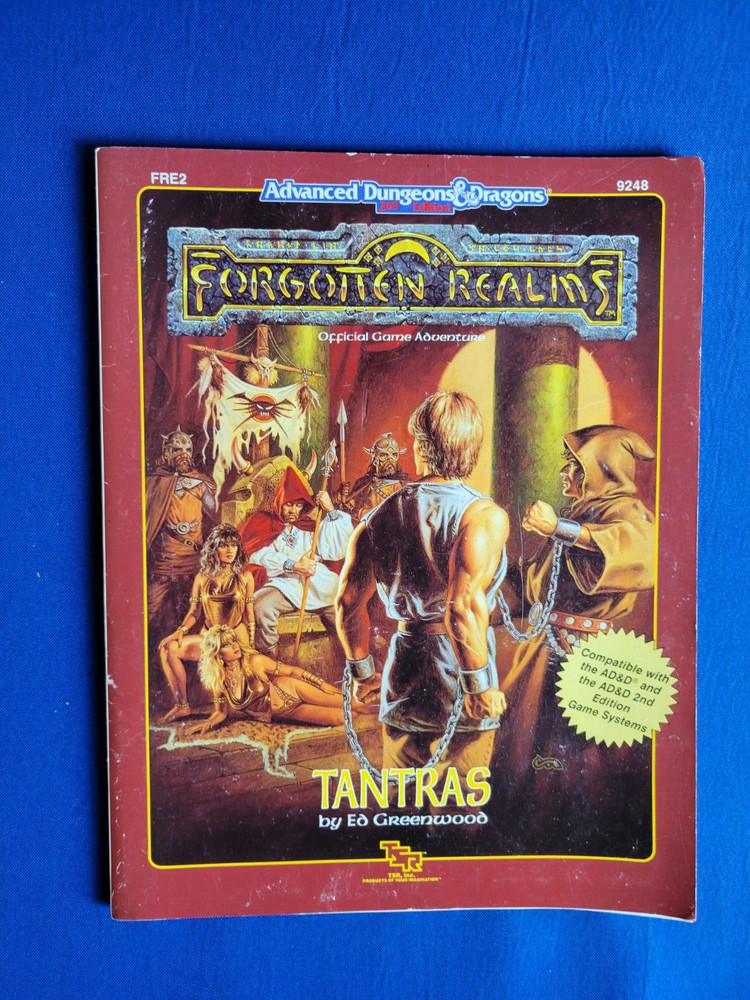 AD&D Tantras with Map Adventure Module - Forgotten Realms 9248