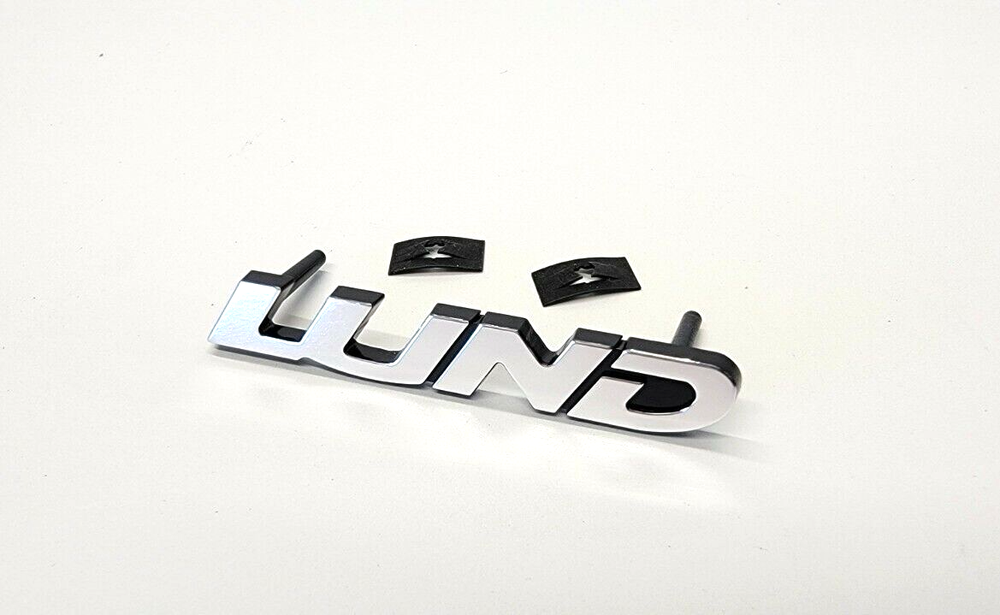 Lund Replacement Chrome Emblem Logo Cab Moon Sun Visor Running Boards Roll Pans