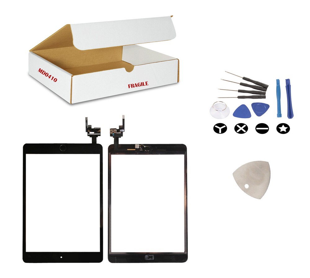 Replacement Fit iPad Mini 3 Black Touch Digitizer Glass Screen IC Chip
