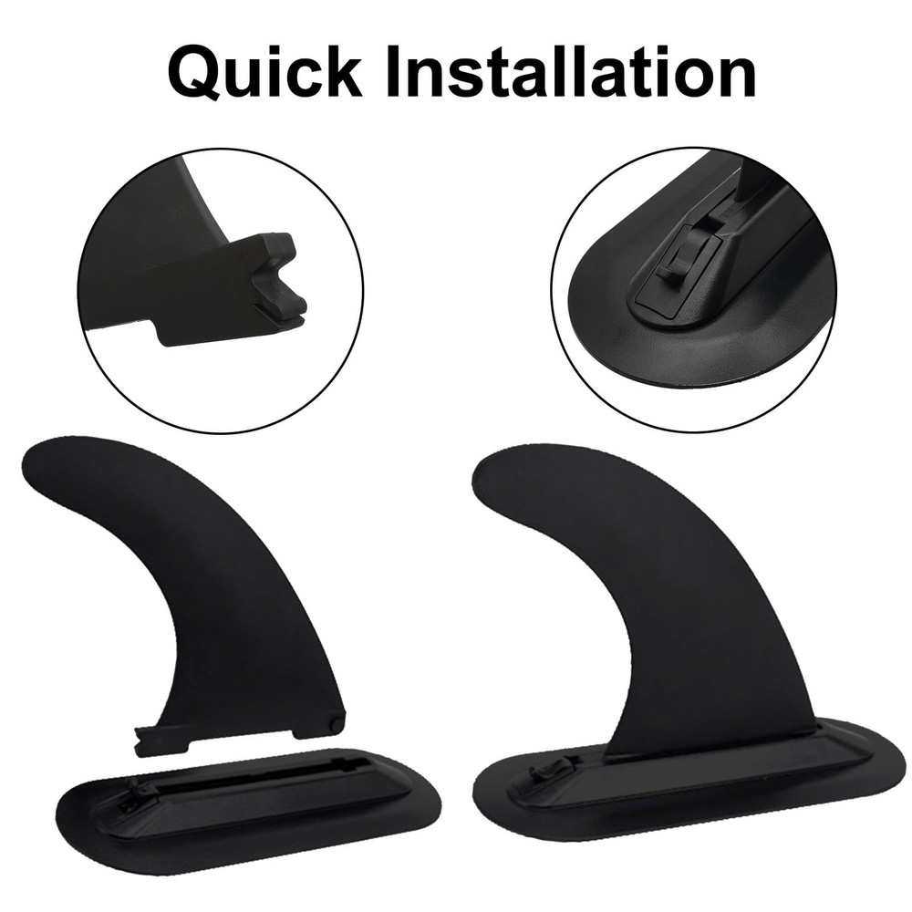 Paddleboard Fin Replacement - Quick Install, Enhanced Nylon Fiberglass, Class...