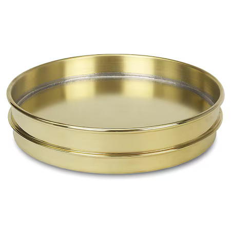 Advantech Manufacturing Pb8hx Pan,  Brass,  8 In,  Half Ht, Extended Rim