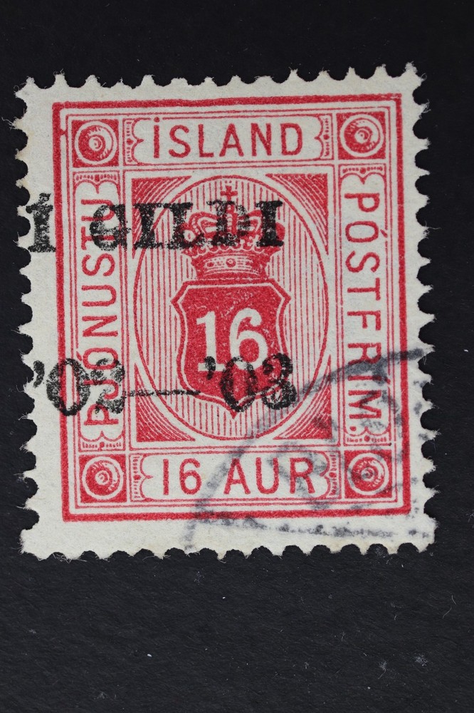 ICELAND SC# O28 USED CV$75