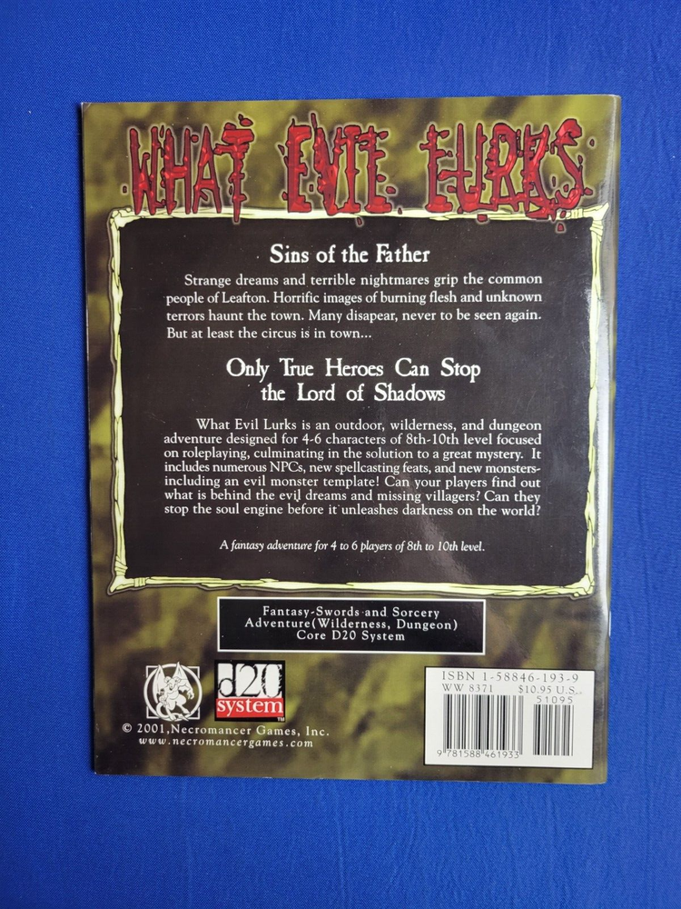 What Evil Lurks - Swords & Sorcery G2