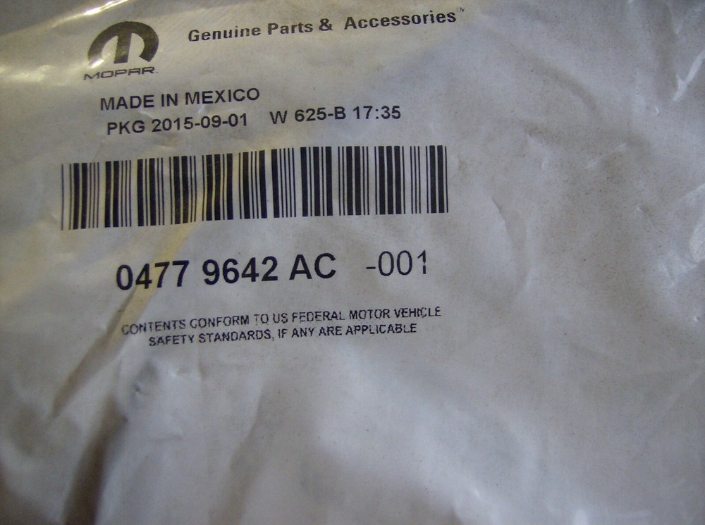 GENUINE MOPAR 04779642AC WHEEL SPEED SENSOR