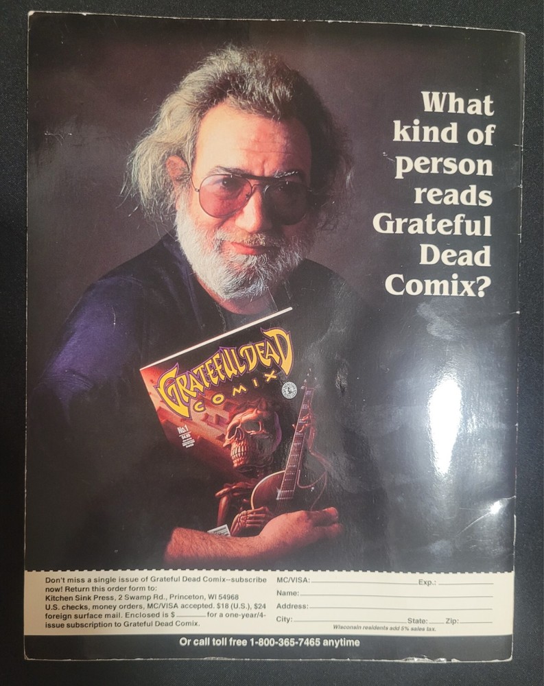 Vintage 1990s Grateful Dead comix 2 Comic Book