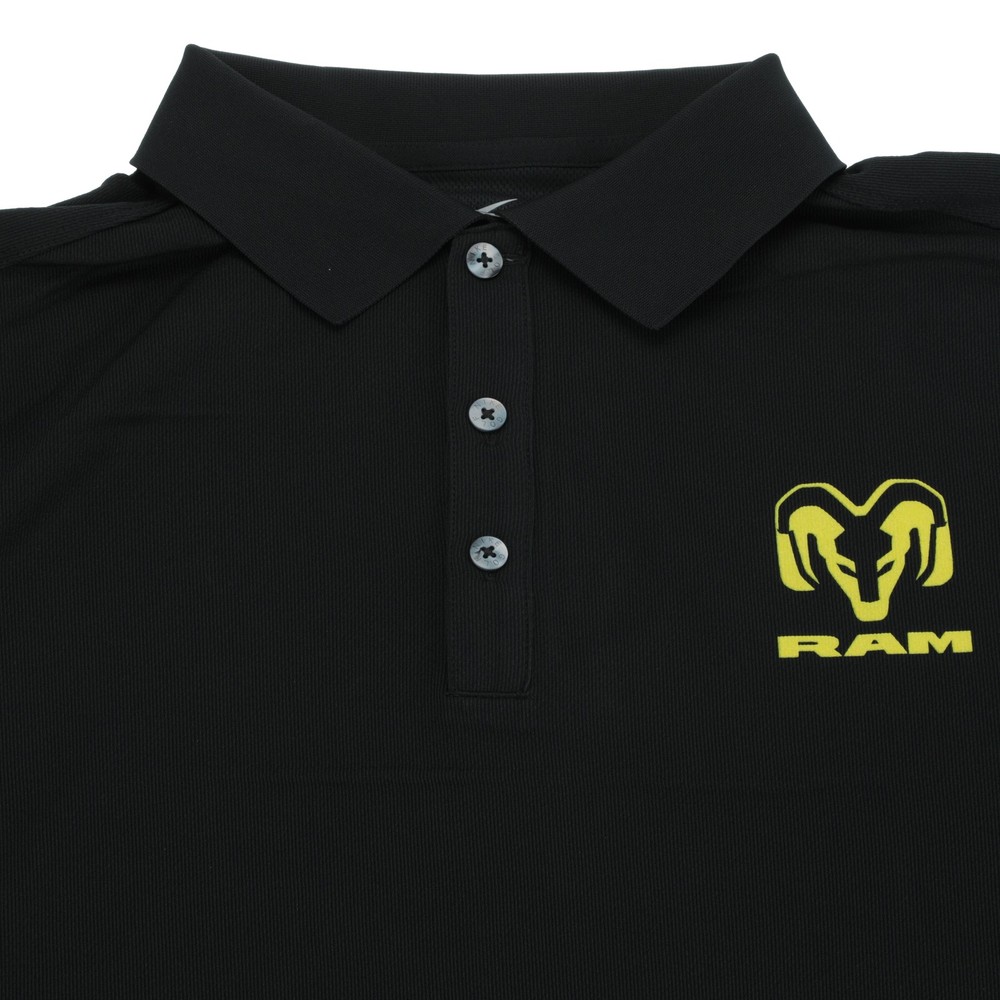 Ram Men's Polo Black Large