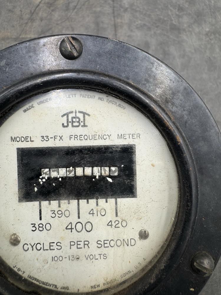 JBT Triplett Model 33-FX Frequency Indicator