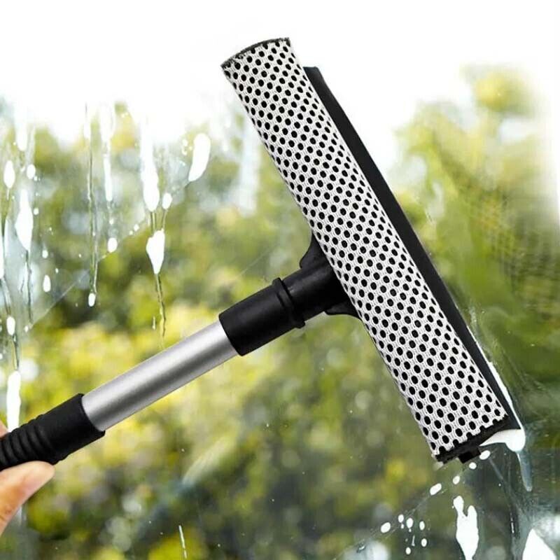 Handle Windshield Squeegee Scraper Wiper Double Surface Car Glass Brush Cleaner